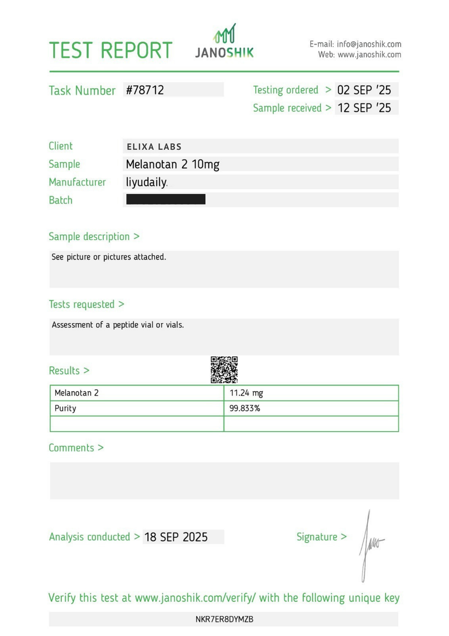 MELANOTAN II 10mg